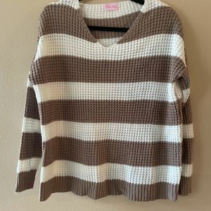 Knitted sweater long sleeve